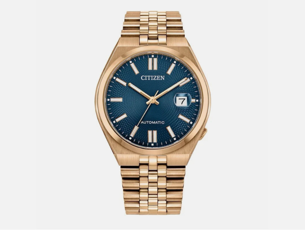 Citizen® Men’s Watch TSUYOSA Blue Dial Gold Automatic